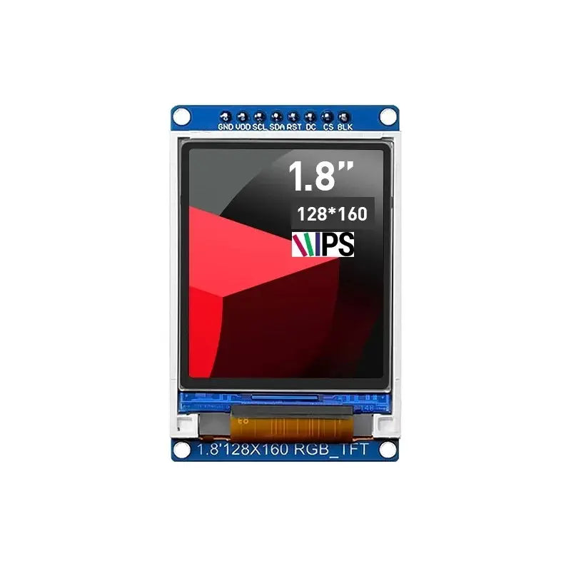 thumbnail: GERUI TFT LCD Display Module – 3 Stuks, 1.8 Inch, 128x160 Pixels IPS Scherm, Voor Arduino/Raspberry Pi