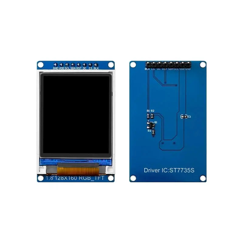 Display LCD TFT 1.8 Pollici - 128x160 SPI A Colori - ST7735S Per Arduino E Progetti Fai Da Te