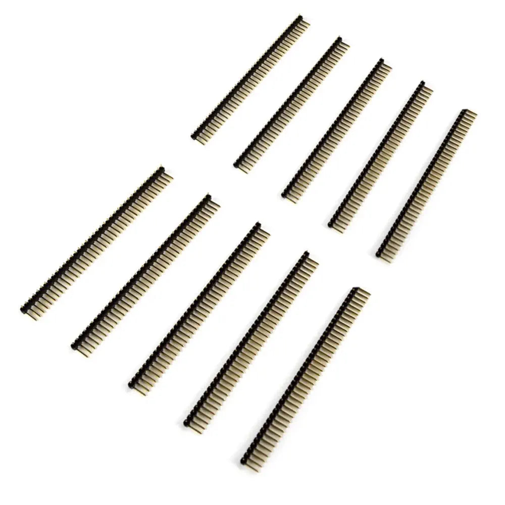 40 Pin Break Away Header Right Angle 10pk Robotshop