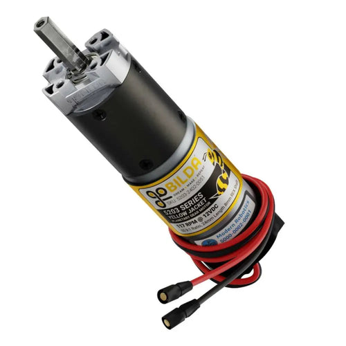 5203 Series Yellow Jacket Planetary Gear Motor (50.9:1, 117 RPM, 3.3-5V Encoder) 5203 Series Yellow Jacket Planetary Gear Motor (50.9:1, 117 RPM, 3.3-5V Encoder)