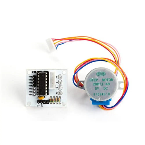 5V DC Stappenmotor met ULN2003 Driver Bord 5V DC Stepper Motor with ULN2003 Driver Board