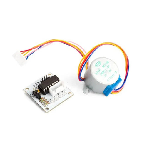 5V DC Stappenmotor met ULN2003 Driver Bord 5V DC Stepper Motor with ULN2003 Driver Board