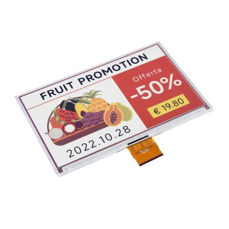 LUCKFOX 7,3 Zoll E-Paper Display - 7-Farben E-Ink Screen 800x480 Für Raspberry Pi & Jetson Nano