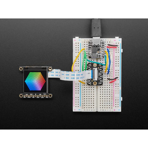 Adafruit 1.3 inch 240x240 Groothoek TFT LCD-scherm met MicroSD - ST7789 Adafruit 1.3 Inch 240x240 Wide Angle TFT LCD Display w/ MicroSD - ST7789