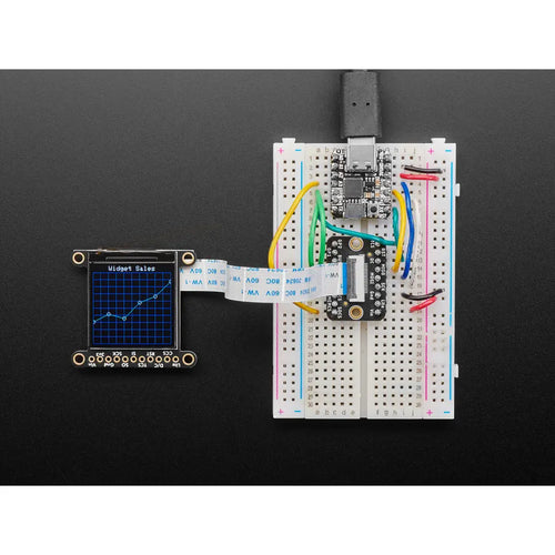 Adafruit 1.3 inch 240x240 Groothoek TFT LCD-scherm met MicroSD - ST7789 Adafruit 1.3 Inch 240x240 Wide Angle TFT LCD Display w/ MicroSD - ST7789