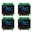 Adeept 0.96in OLED Module 128x64 SSD1306 I2C Serial Self-Luminous Display (4x)