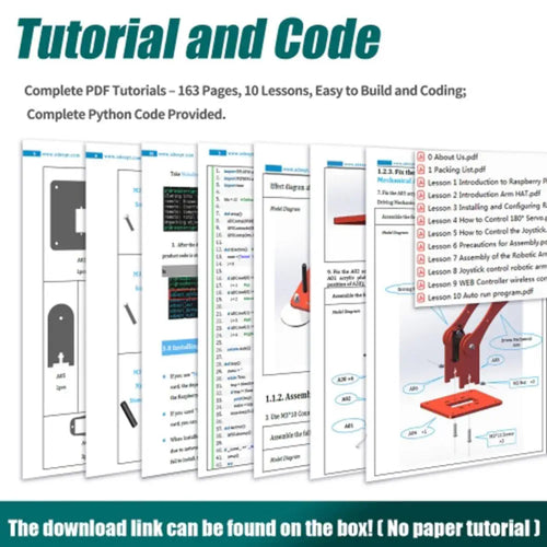 Adeept 5-DOF programmierbarer Roboterarm Orange Kit für Raspberry Pi Adeept 5-DOF Programmable Robotic Arm Orange Kit for Raspberry Pi