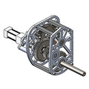 AndyMark EVO Shifter am14u Family Hex Shaft, StageA 3 Stage - 06.86:1 Ratio 1.14:1, StageB 3 Stage - 12.41:1 Ratio 1.14:1