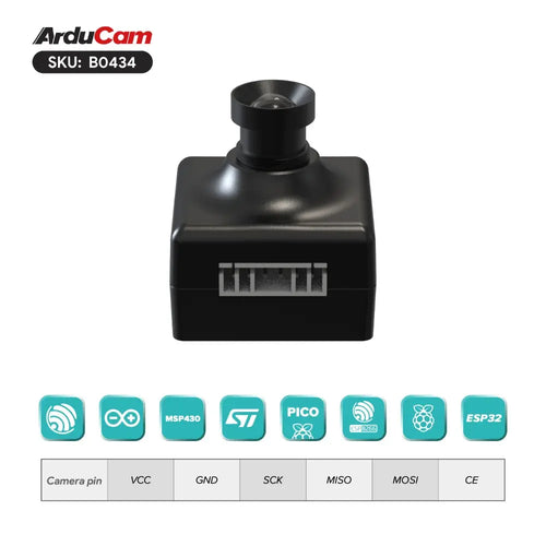 ArduCam Mega 3MP SPI Camera Module w/ M12 Lens for Any Microcontroller ArduCam Mega 3MP SPI Camera Module w/ M12 Lens for Any Microcontroller