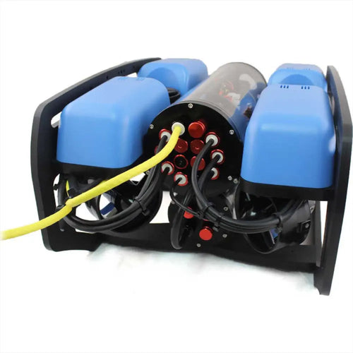 Véhicule Sous-Marin Télécommandé en Kit BlueROV2 avec 100m de Câble et 2 Lumières BlueROV2 Advanced Remote Operated Underwater Vehicule Kit w/100m Tether & 2 Lights