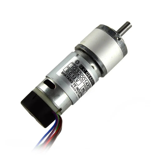 Cytron 12V, 430rpm, 15.57 oz-in Motorreductor met Encoder Cytron 12V, 430rpm, 15.57oz-in Gear Motor w / Encoder