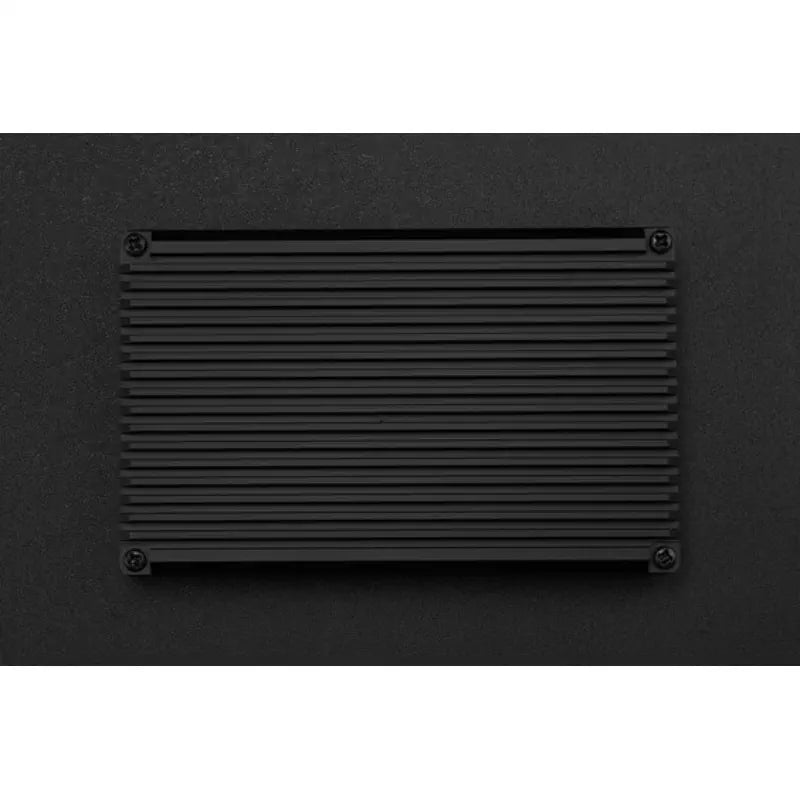 Geekworm Raspberry Pi 4 Aluminum Cooling Case - Passive Heat Sink With 20W Power Supply | Black Alloy Case For Pi 4 Model B