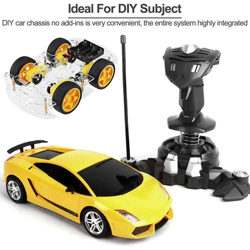 DIY Robot Car Smart Chassis Kit met Speed Encoder 4W 2-Layer voor Arduino, RPi DIY Robot Car Smart Chassis Kit w/ Speed Encoder 4W 2-Layer for Arduino, RPi