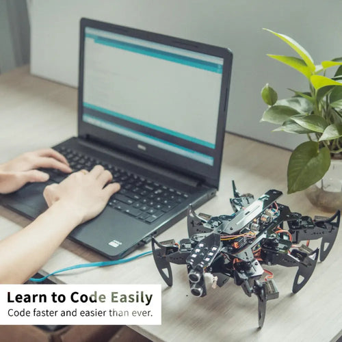 Kit de Robot Araña Hexápoda c/ Pixie de Adeept Adeept Hexapod Spider Robot Kit with Pixie