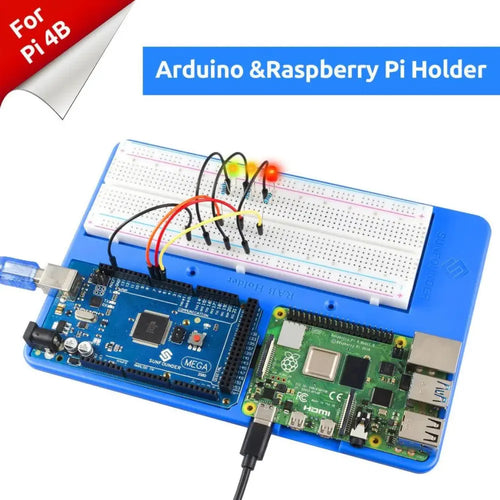Holder Breadboard Kit mit 830 Punkten für Raspberry Pi & Arduino Uno R3, Mega 2560 Holder Breadboard Kit w/ 830 points for Raspberry Pi & Arduino Uno R3, Mega 2560