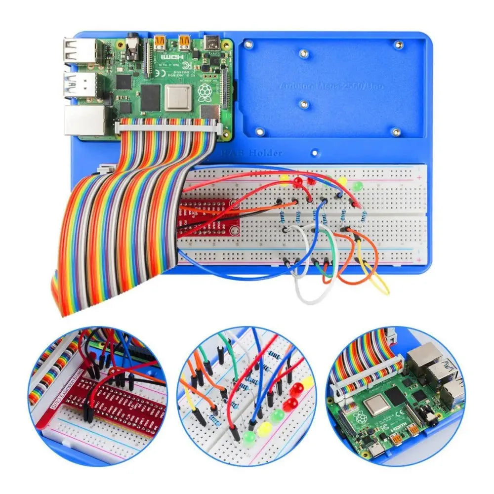 Holder Breadboard Kit mit 830 Punkten für Raspberry Pi & Arduino