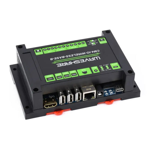 Industrielles IoT 5G/4G Drahtlose Erweiterung für RPi CM4 mit USV, M.2 Slot, 4G Modul (EU) Industrial IoT 5G/4G Wireless Exp. for RPi CM4 w/ UPS, M.2 Slot, 4G Module (EU)