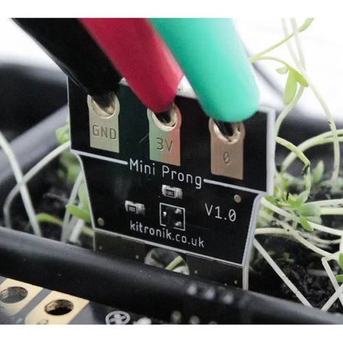 Sensor de Humedad del Suelo Kitronik Mini Prong para BBC micro:bit Kitronik Mini Prong Soil Moisture Sensor for BBC micro:bit