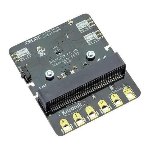 Kitronik Simple Servo Control Board for BBC micro:bit Kitronik Simple Servo Control Board for BBC micro:bit