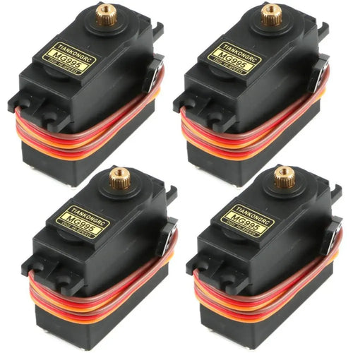MG995 Servomotor, RC servo, 20 kg Metal Gear-servo (4x) MG995 Servo Motor, RC Servo, 20 kg Metal Gear Servo (4x)