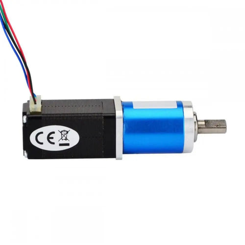 Nema 8 Stappen Motor Bipolair met 64: 1 Planetaire Versnellingsbak Nema 8 Stepper Motor Bipolar w/ 64:1 Planetary Gearbox