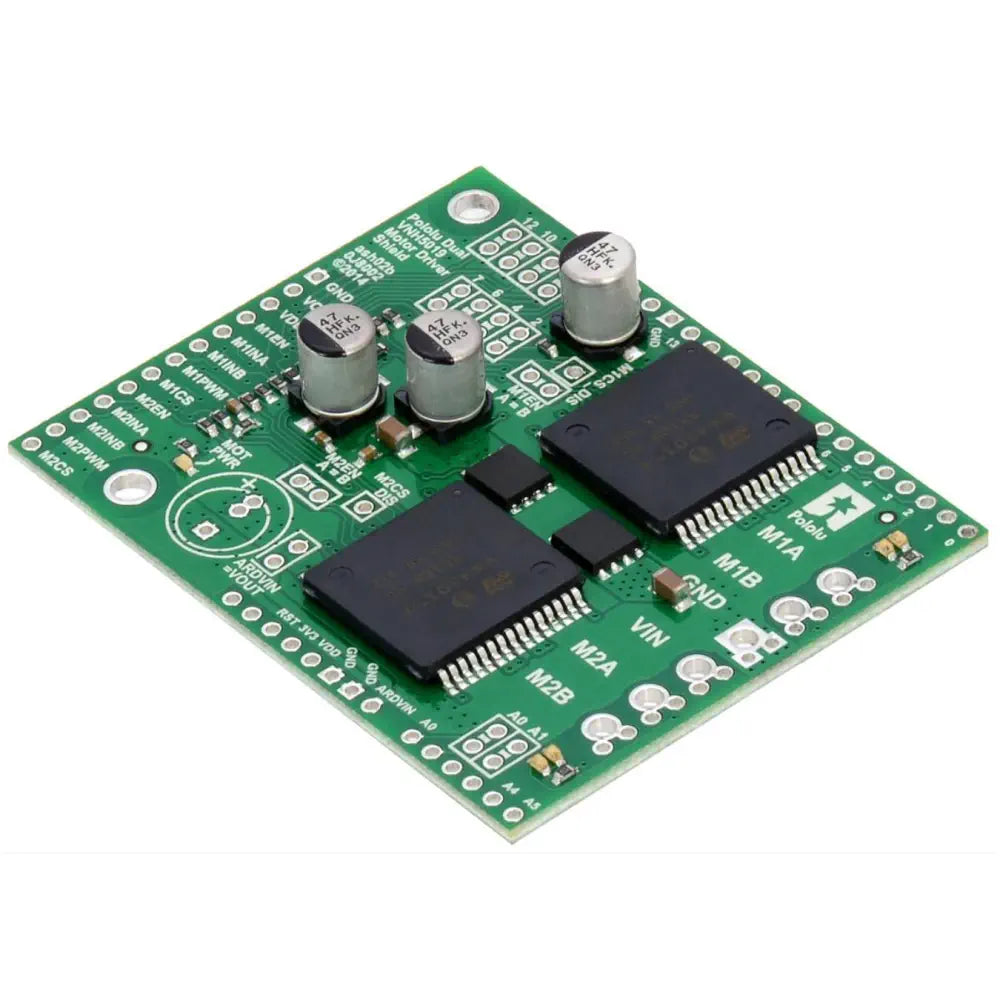 Pololu Dual VNH5019 Motor Driver Shield for Arduino - RobotShop Pololu Dual VNH5019 Motor Driver Shield for Arduino - RobotShop
