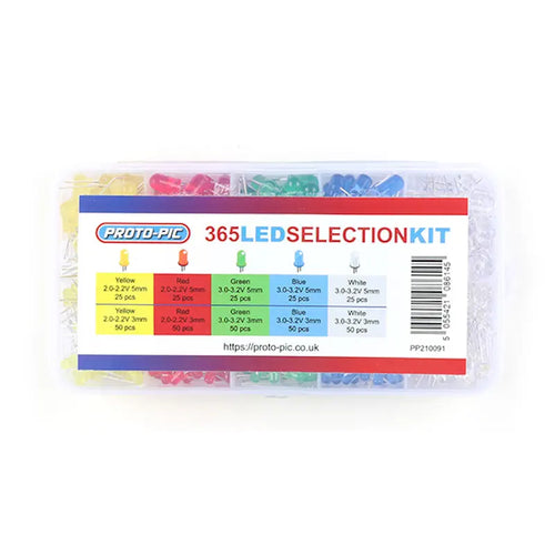 Proto-PIC LED Selection Kit - 375pcs Proto-PIC LED Selection Kit - 375pcs