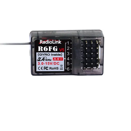 RadioLink Émetteur RC4GS 2.4GHz + Récepteur R6FG RadioLink 2.4GHz RC4GS Transmitter + R6FG Receiver