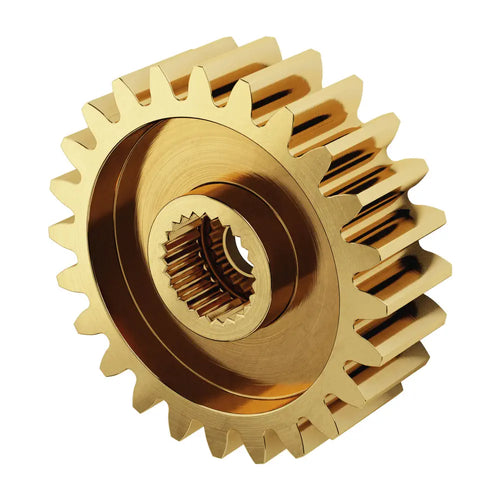 ServoCity Serie 2305, Engranaje de Servo de Latón, MOD 0.8 (Spline de 24 Dientes, 24 Dientes) ServoCity 2305 Series Brass, MOD 0.8, Servo Gear (24 Tooth Spline, 24 Tooth)