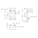 ServoCity 1201 Series Quad Block Pattern Mount (27-1)