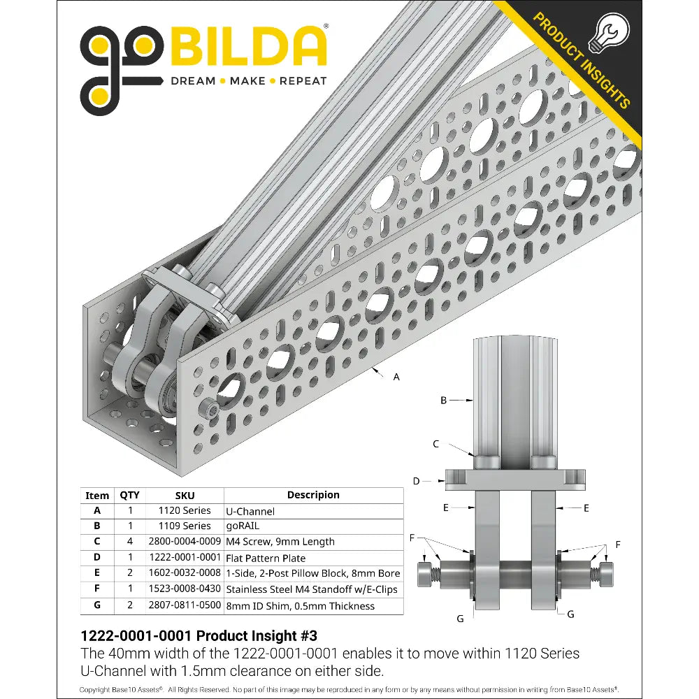 ServoCity Série 1222 Support Plat (11)