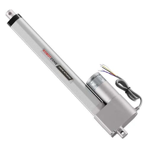Actuador Lineal Heavy-Duty 12V ServoCity (33lb Thrust, 1,7 pulg/seg, 10 pulg Stroke) ServoCity 12V Heavy-Duty Linear Actuator (33lb Thrust, 1.7"/sec, 10" Stroke)
