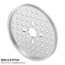 ServoCity 2302 Series, MOD 0.8, Hub Mount Gear (14mm Bore, 100 Tooth)