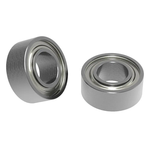 Rodamiento de Bolas No Acanalado de 5mm ID ServoCity (10mm OD, 4mm de Espesor) - Paquete de 2 ServoCity 5mm ID Non-Flanged Ball Bearing (10mm OD, 4mm Thickness) - 2 Pack