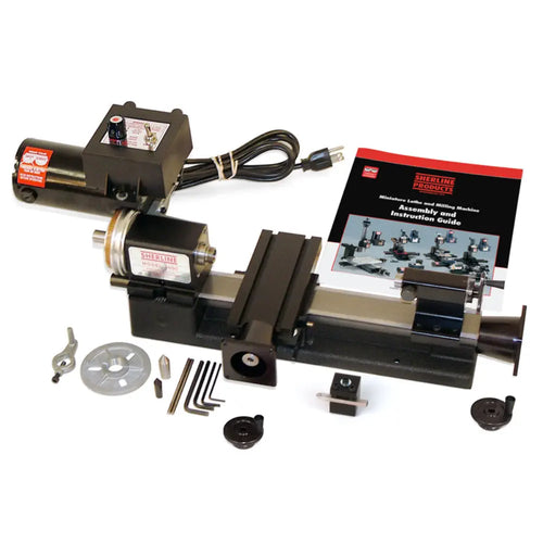Sherline 8-Inch Tafelmodel Draaibank CNC Ready (Metrisch) (EU) Sherline 8-Inch Tabletop Lathe CNC Ready (Metric) (EU)