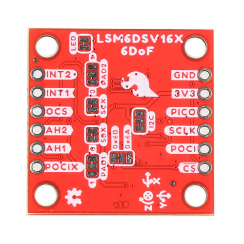SparkFun 6DoF IMU Ausbruch - LSM6DSV16X (Qwiic) SparkFun 6DoF IMU Breakout - LSM6DSV16X (Qwiic)