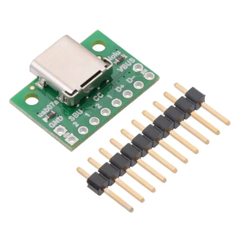 Pololu USB 2.0 Typ-C Steckverbinder Breakout Board Pololu USB 2.0 Type-C Connector Breakout Board