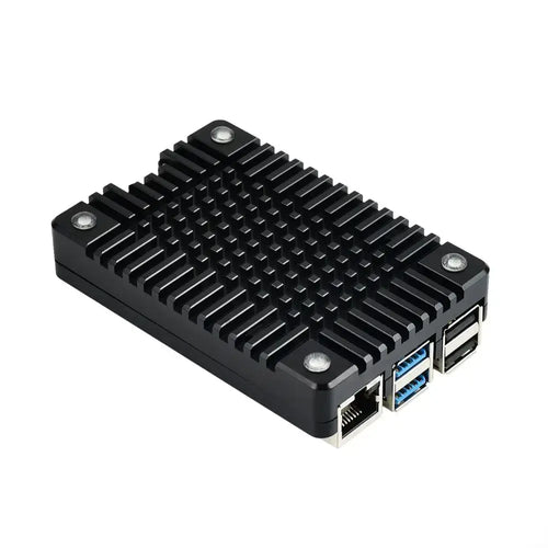 Waveshare Lichtgewicht Aluminiumlegering Behuizing voor Raspberry Pi 4, CNC Verwerking Waveshare Lightweight Case for Raspberry Pi 4, CNC Processing