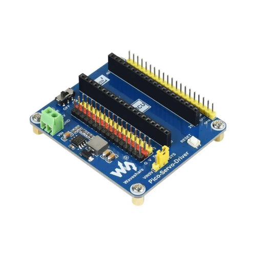 Waveshare Servo Driver Module for RPi Pico, 16CH, 16-bit Resolution Waveshare Servo Driver Module for RPi Pico, 16CH, 16-bit Resolution