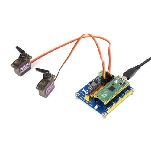 Waveshare Servo Driver Module for RPi Pico, 16CH, 16-bit Resolution Waveshare Servo Driver Module for RPi Pico, 16CH, 16-bit Resolution