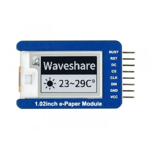 Waveshare 1,02 Waveshare 1.02" E-Ink Display Module, 128×80, Black/White Dual-Color