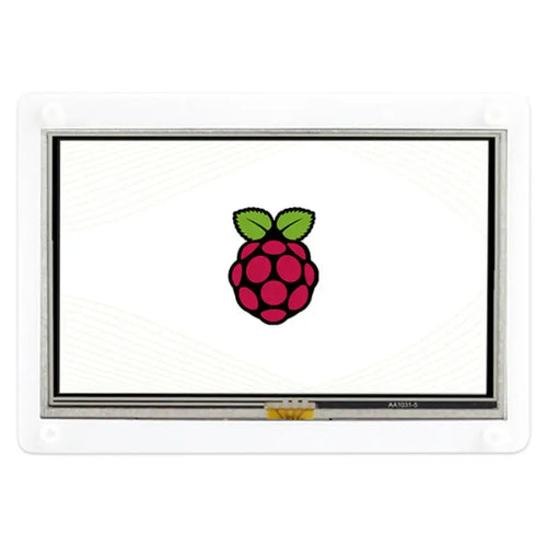 Pantalla LCD Táctil Resistiva 5 pulg c/Carcasa Bicolor, 800×480, HDMI, Bajo Consumo de Waveshare Waveshare 5" Resistive Touch Screen LCD w/ Bicolor Case, 800×480, HDMI, Low Power