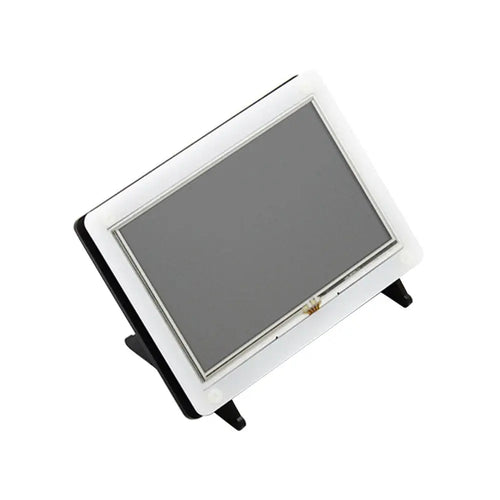 Pantalla LCD Táctil Resistiva 5 pulg c/Carcasa Bicolor, 800×480, HDMI, Bajo Consumo de Waveshare Waveshare 5" Resistive Touch Screen LCD w/ Bicolor Case, 800×480, HDMI, Low Power