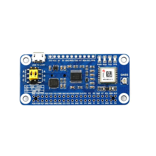 Waveshare MAX-M8Q GNSS HAT voor Raspberry Pi, Multi-Constellatie Ontvanger Ondersteuning, GPS, Beidou, Galileo, GLONASS Waveshare MAX-M8Q GNSS HAT for Raspberry Pi, Multi-Constellation Receiver Support, GPS, Beidou, Galileo, GLONASS