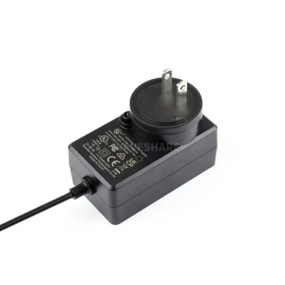 Alimentation Secteur 9V 5A EU - Connecteur DC 5.5/2.1 Mm - Câble 1.2 M - Protections Surtension/surtension/court-circuit