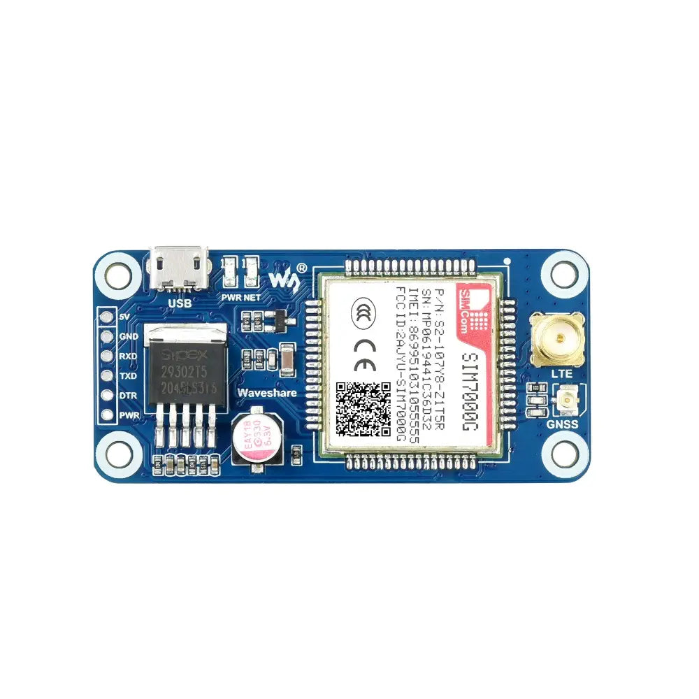 HAT NB-IoT / Cat-M / EDGE / GPRS SIM7000G de Waveshare para Raspberry ...