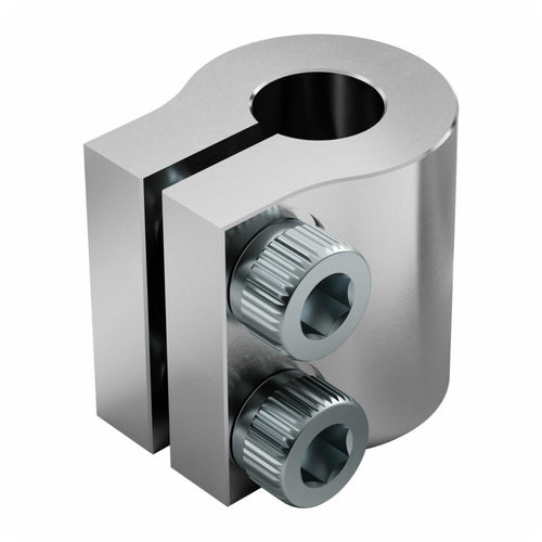 0.25-inch to 6mm Clamping Shaft Coupler