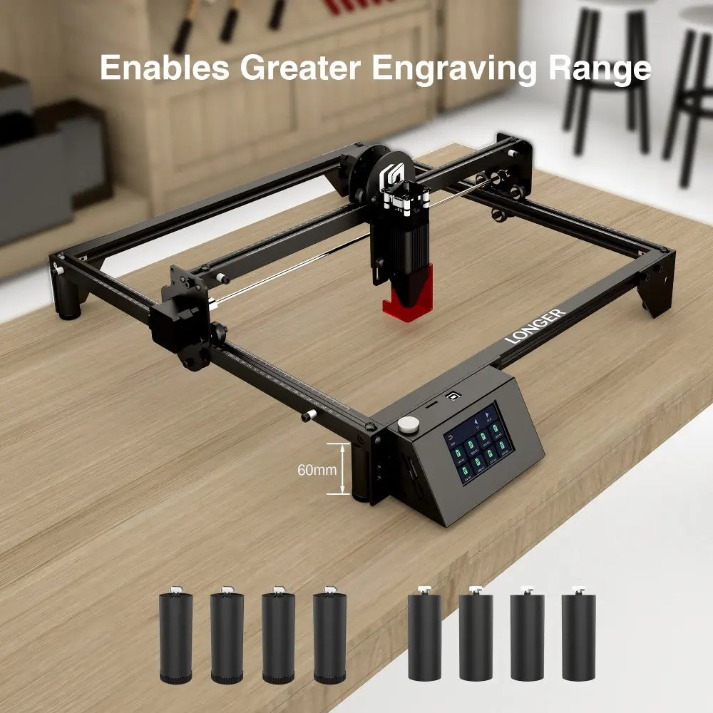 LONGER RAY5 Laser Engraver heightened support feet