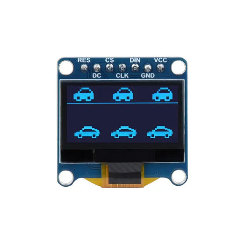 Waveshare 0.96inch OLED Display Module, 128x64 Resolution, SPI/I2C E (Blue)