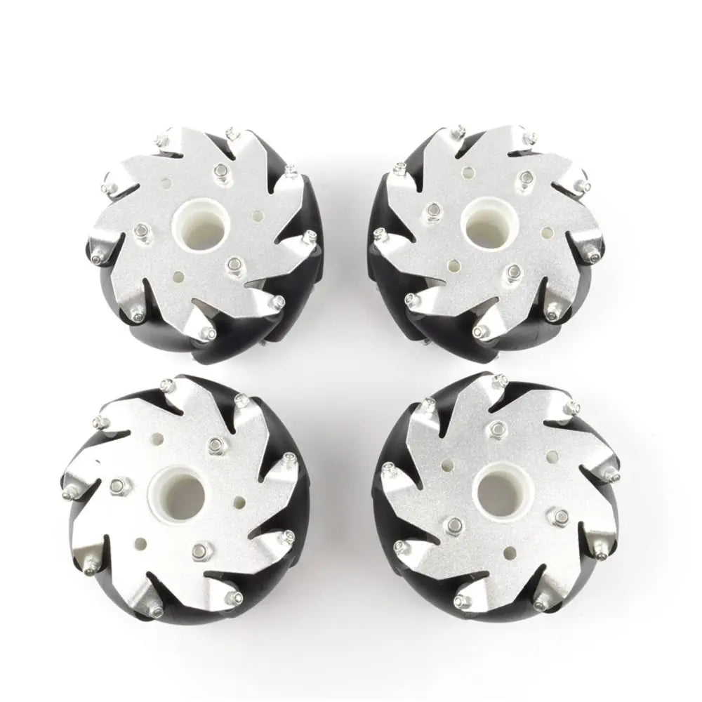 100mm Mecanum Wheel Set (2x Left, 2x Right)